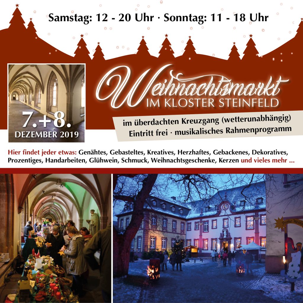 Kloster Steinfeld Weihnachten 2022 Weihnachtsmarkt 2019 Kloster Steinfeld